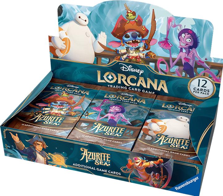 Actual product image Disney Lorcana Trading Card Game: Azure Sea - Booster Display with 24 booster packs (German) (German, Booster display)