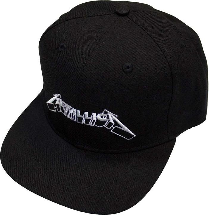 Metallica 3D Logo Snapback Cap
