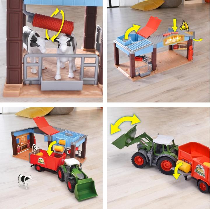 Image du produit Dickie Set de jeu tracteur agricole et Fendt