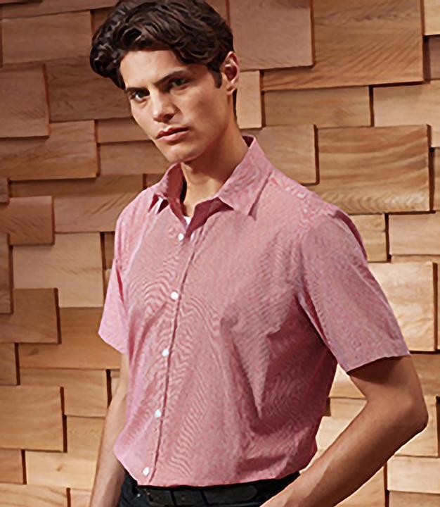 Actual product image Premier Shirt With Vichy Check Short Sleeve (XS)