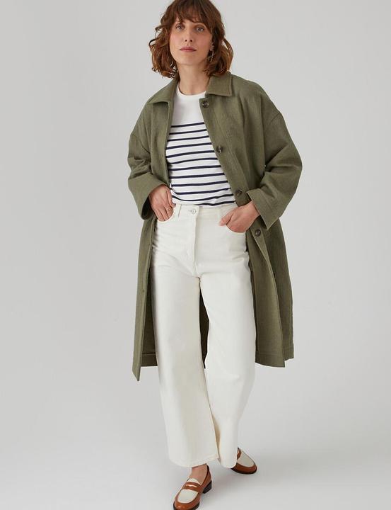 Image du produit La Redoute Collections Manteau avec fermeture à boutons (XS)