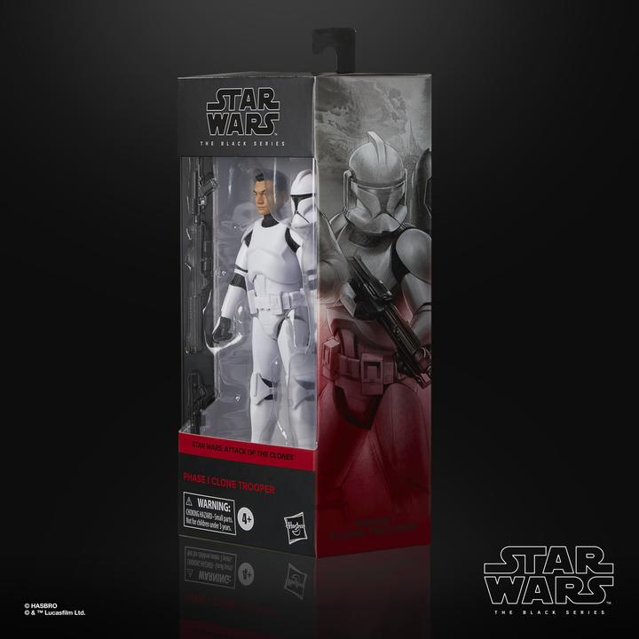 Actual product image Hasbro Star Wars Episode II Black Series Phase I Clone Trooper