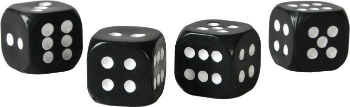 Actual product image Lampa Cube Set 4 Valve Caps - Black