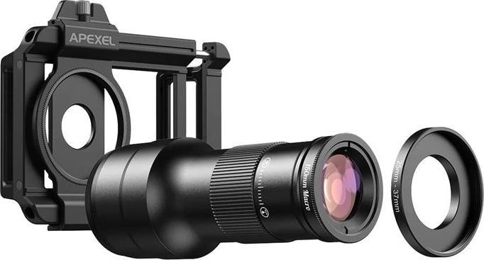 Actual product image Apexel HD Handheld Smartphone 2 in 1 Lens Kit TeleMacro