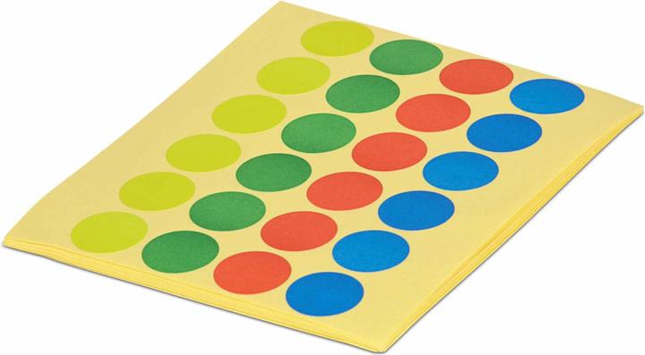 Actual product image Maul Moderation cards colour dots 1.9cm