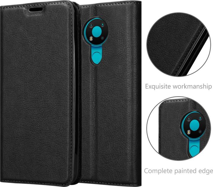 Actual product image Cadorabo Book Invisible Magnet Cover (Nokia 3.4)