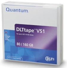 Actual product image Quantum DLT Tape VS1 Data Cartridge 160/320GB (VS1, 160 GB)