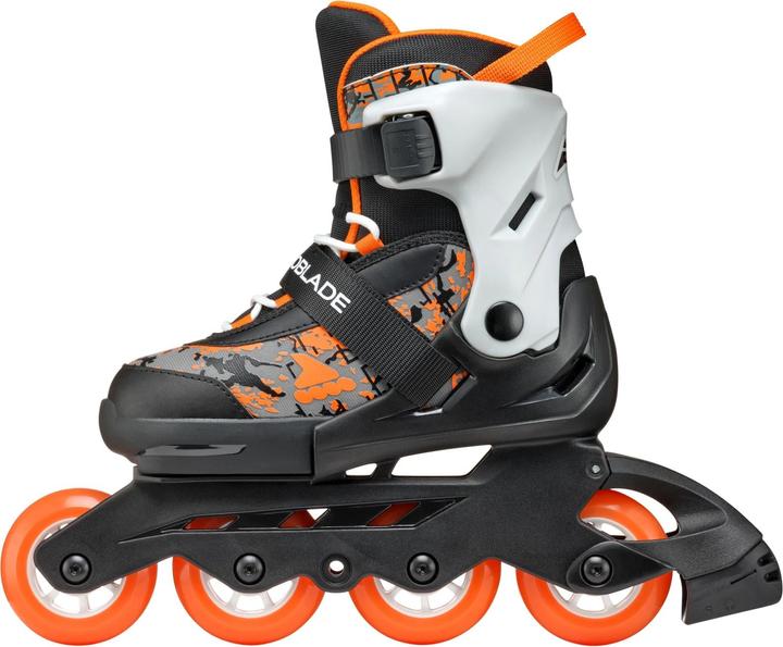 Actual product image Rollerblade Inline-Skates Microblade SL Schwarz/Orange, 33-36.5 (33, 36.5)