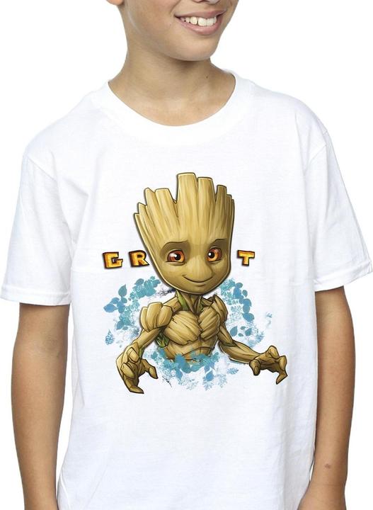 Immagine prodotto Guardians of the Galaxy Groot Flowers Maglietta Ragazzi (140, 146)