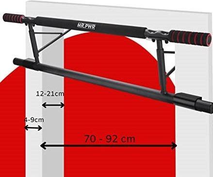 Actual product image Riijk Pull-up bar door frame without screws
