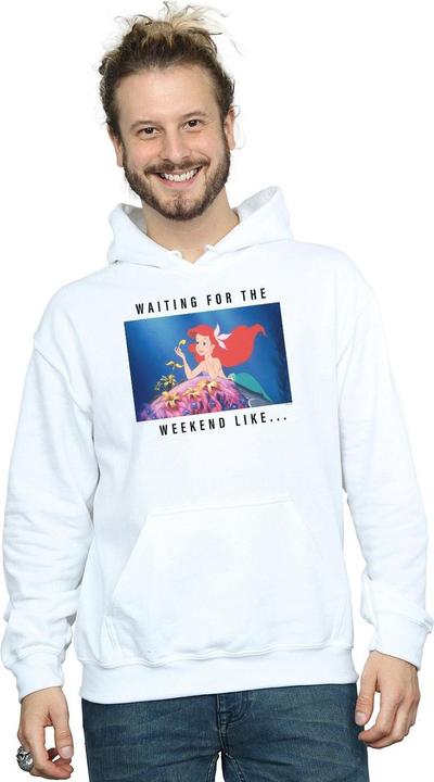 Actual product image Disney Princess Mens Ariel Waiting For The Weekend Hoodie (L)