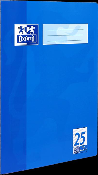 Image du produit Oxford Cahier d'école, A4, linéature 25 (A4, À rayures, Couverture rigide)