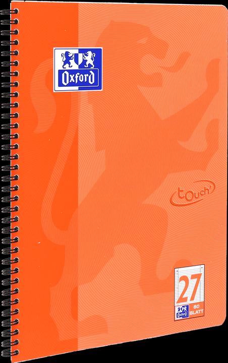Actual product image Oxford College notepad Touch (A4+, Lined, Hardcover)