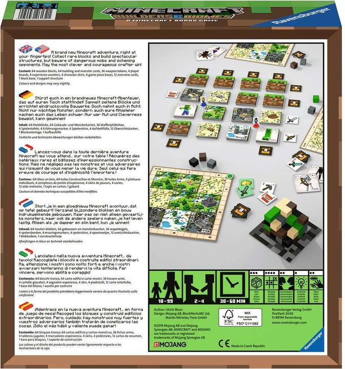 Image du produit Ravensburger Minecraft Builders & Biomes (Allemand, Anglais, Italien, Français)