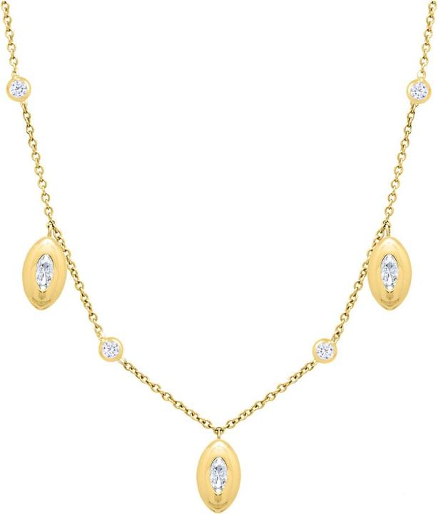 Immagine prodotto Candy Collana Kezia, argento 925, placcata oro (Placcato oro 18k, Argento 925, 42 - 45 cm)