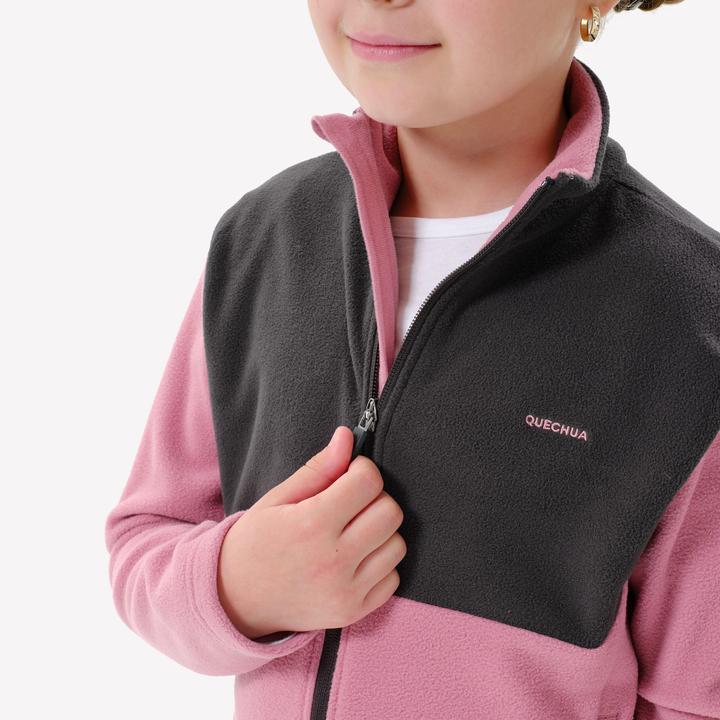 Produktbild Quechua Fleecejacke Kinder Gr. 122–170 Wandern - MH500 Zip TW (10, 11, 12)