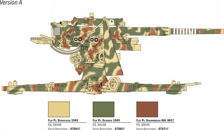 Produktbild 1:56 8.8cm Flak 37 w/ crew (+ 7 figures)