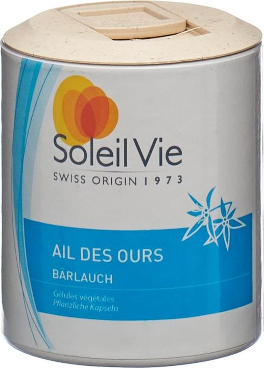 Image du produit Soleil Vie Gélule d'ail des ours 470 mg (100 pièce(s), Capsules, 71 g)