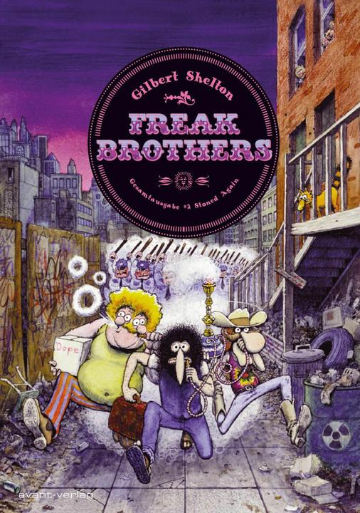 Actual product image Avant Skincare Freak Brothers (German, Gilbert Shelton, Lutz Müller, 2022)