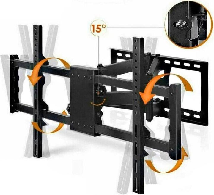 Immagine prodotto Hermex Supporto a parete per TV universale (Muro, 85", 60 kg)