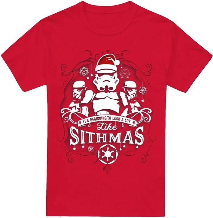 Actual product image Star Wars Mens Beginning To Look A Lot Like Sithmus Christmas T-Shirt (L)
