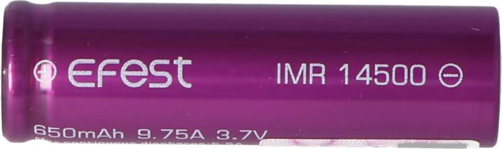 Produktbild Efest IMR 14500 (Pluspol flach) (1 Stk., 14500, 650 mAh)