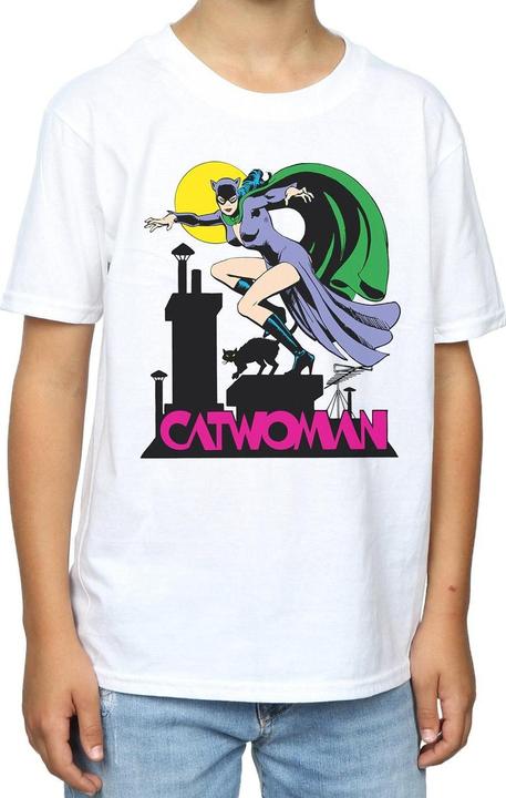Image du produit - T-shirt CATWOMAN TEXT LOGO - Garçon (140, 146)