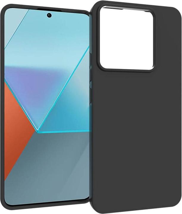 Cover-Discount Xiaomi Redmi Note 13 Pro - Custodia in gomma siliconica nera (Xiaomi Redmi Note 13 Pro 5G)