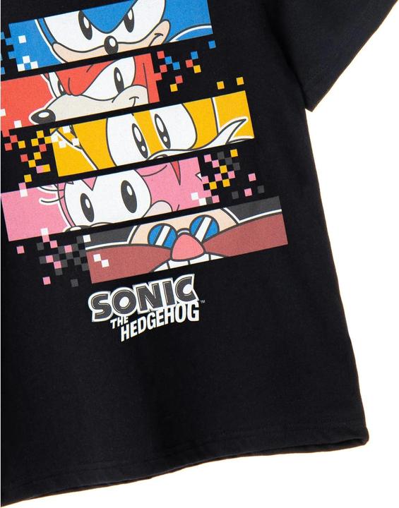 Actual product image Sonic The Hedgehog Boys Pixel T-Shirt (128)