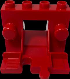 Actual product image LEGO Duplo Buffer Red - Duplo Train Buffer Red 10874 10875 10882 NEW! Lot 3x (10882)