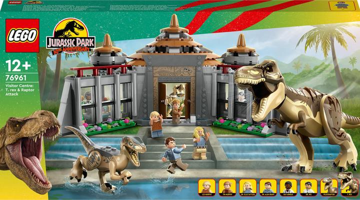 Immagine prodotto LEGO L'attacco del T. rex e del rapace al centro visitatori (76961, LEGO Jurassic World)