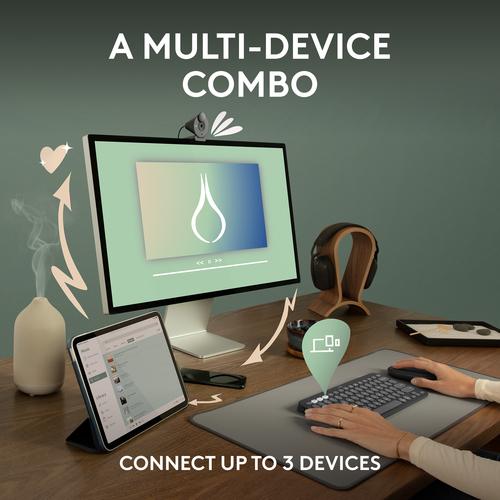 Actual product image Logitech Pebble 2 Combo (Eng. Int., Wireless)
