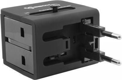 Actual product image Sbox TA-23 Universal Travel Adapter with Dual USB Charger