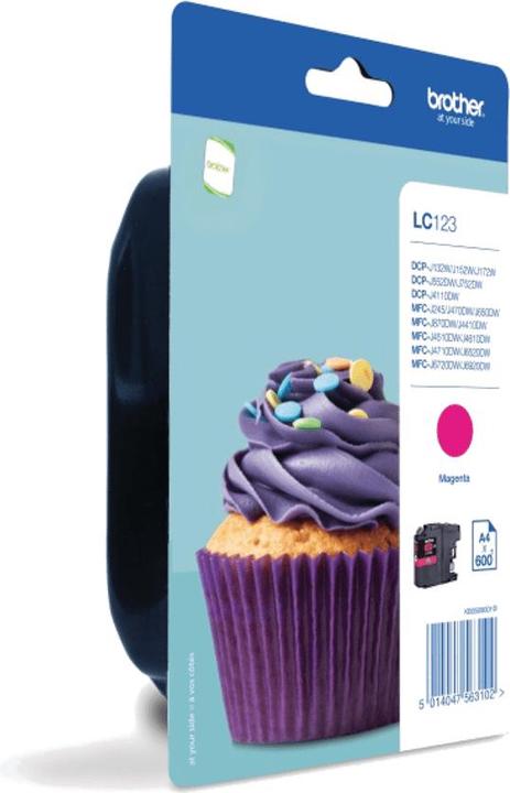 Actual product image Brother Lc-123m (M)