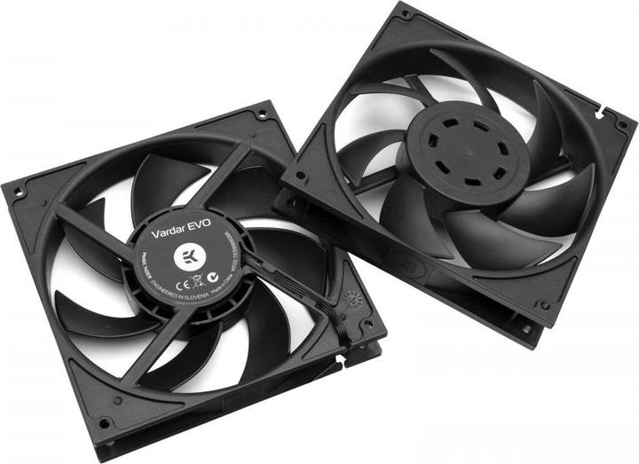 Actual product image EKWB EK-Vardar EVO 140ER Black BB (500-2000rpm) - 2-pack (140 mm, 2 x)