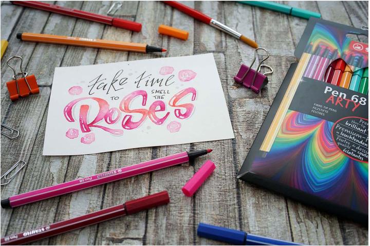 Actual product image STABILO Pen 68 Premium felt-tip pen (Multicoloured, 24 x)