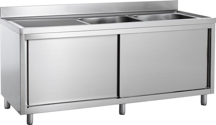 Image du produit Gastro Hero Evier Eco avec cuve à droite (60 cm, 180 cm)