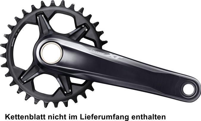 Produktbild Shimano Kettenradgarnitur XT FC-M8120 165 mm ohne Kettenblatt CL: 55 mm (165 mm)