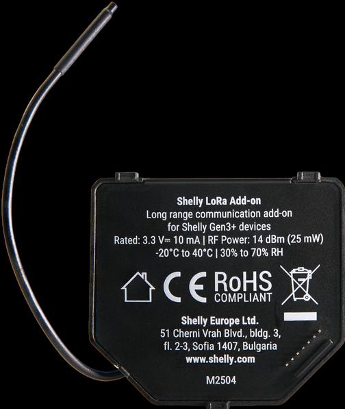 Actual product image Shelly LoRa Add-on 2-pack