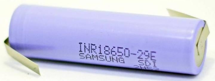 Samsung INR18650-29E ZLF Special battery 18650 flat rate, high temperature, Z-soldering (18650, 2900 mAh)