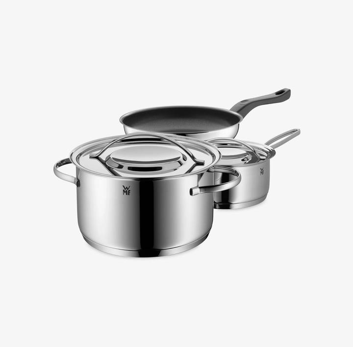 Produktbild WMF Topfset 3-tlg. GALA PLUS silberfarben (16 cm, Pfannenset + Topfset)