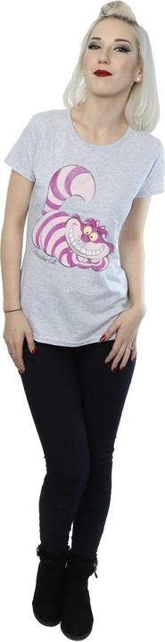 Actual product image Alice In Wonderland Womens/Ladies Cheshire Cat Fitted T-Shirt (XS)