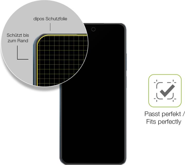 Immagine prodotto Dipos Full-Cover Pellicola Protettiva opaco (1 Pezzo/i, Realme C65)