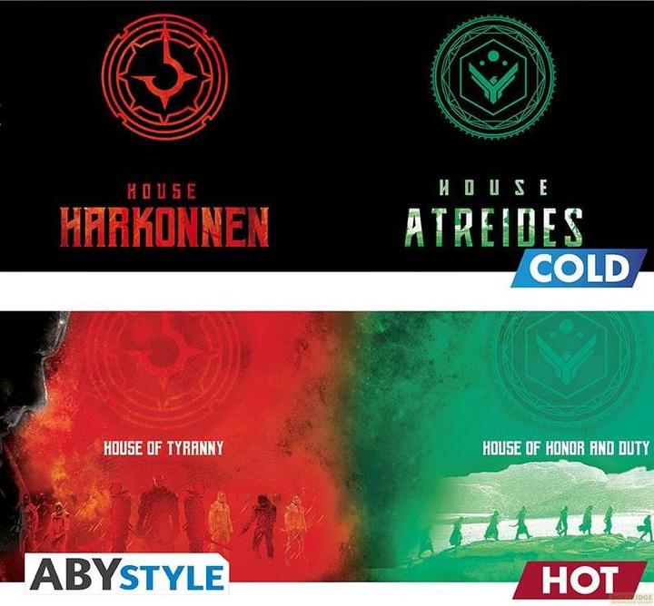 Produktbild ABYstyle Tazza Dune - Atreides vs Harkonnen - Heat Change (460 ml, 2 x)