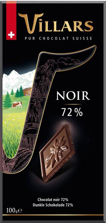 Actual product image Villars Noir 72%