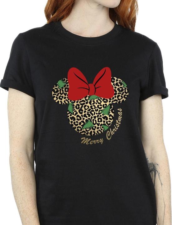 Image du produit Disney - T-shirt MINNIE MOUSE LEOPARD CHRISTMAS - Femme (XL)