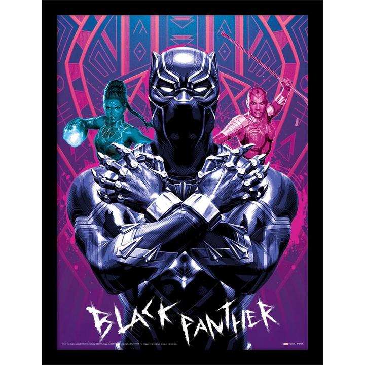 Immagine prodotto Black Poster incorniciato (40 x 30 cm)
