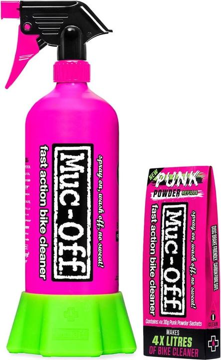 Immagine prodotto Muc-Off Punk Powder + Bottle (500 ml, Set di cura, Pulitore per biciclette)