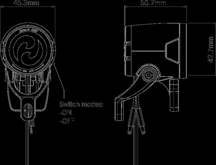 Actual product image Herrmans H-Black MR8 E (180 lm)