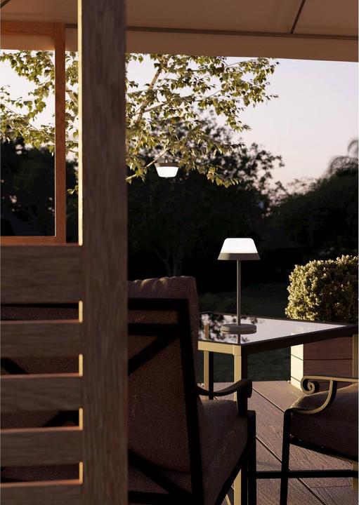 Image du produit EGLO Luminaires Lampe de table à accu MEGGIANO 1.5W, 32 cm, Gris, intensité lumineuse variable (170 lm)